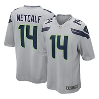 Seattle Seahawks D.K. Metcalf Nike Gray Game Jersey