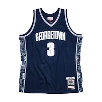 Georgetown University Allen Iverson Mitchell & Ness Swingman Navy Jersey