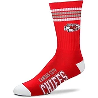 Kansas City Chiefs NFL 4 Stripe Deuce Crew Socks