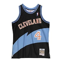 Cleveland Cavaliers Shawn Kemp Mitchell & Ness 1997-98 Hardwood Classics Swingman Player Black Jersey