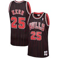 Chicago Bulls Steve Kerr Mitchell & Ness 1995-96 Hardwood Classics Swingman Black Jersey
