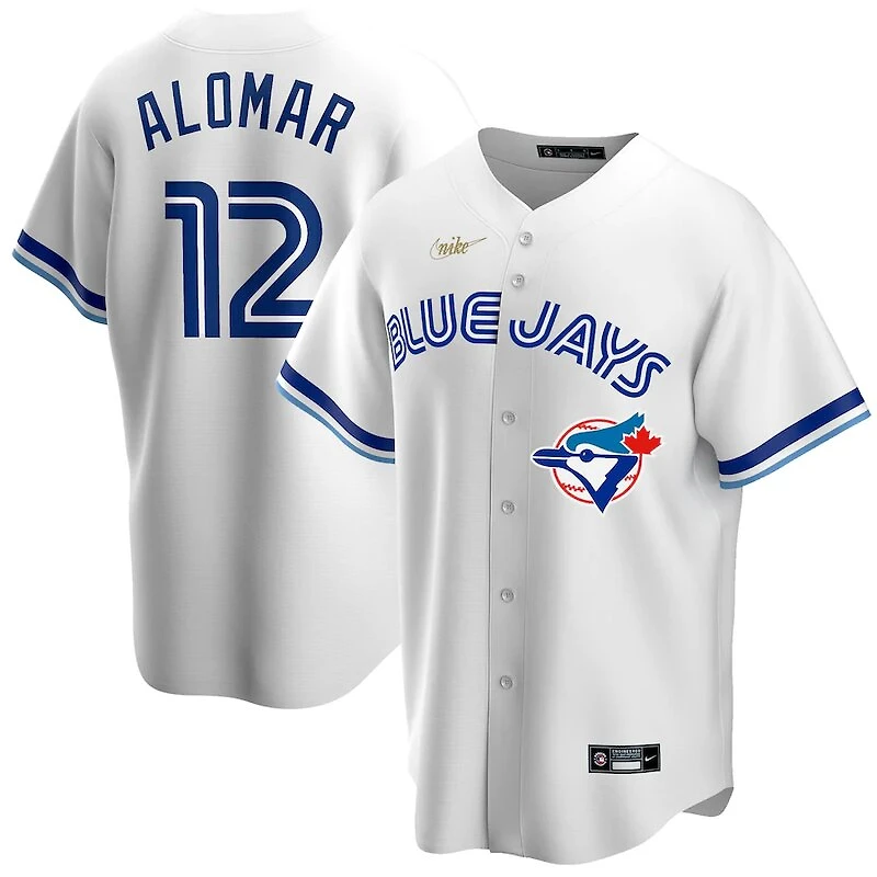 Toronto Blue Jays Roberto Alomar Nike White Home Cooperstown Collection Player Jersey