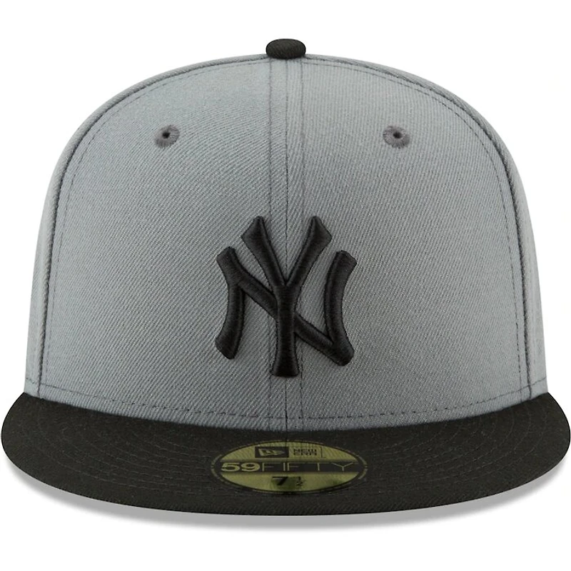 New York Yankees Era Two Tone Gray Black 59FIFTY Fitted Hat