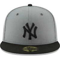New York Yankees Era Two Tone Gray Black 59FIFTY Fitted Hat