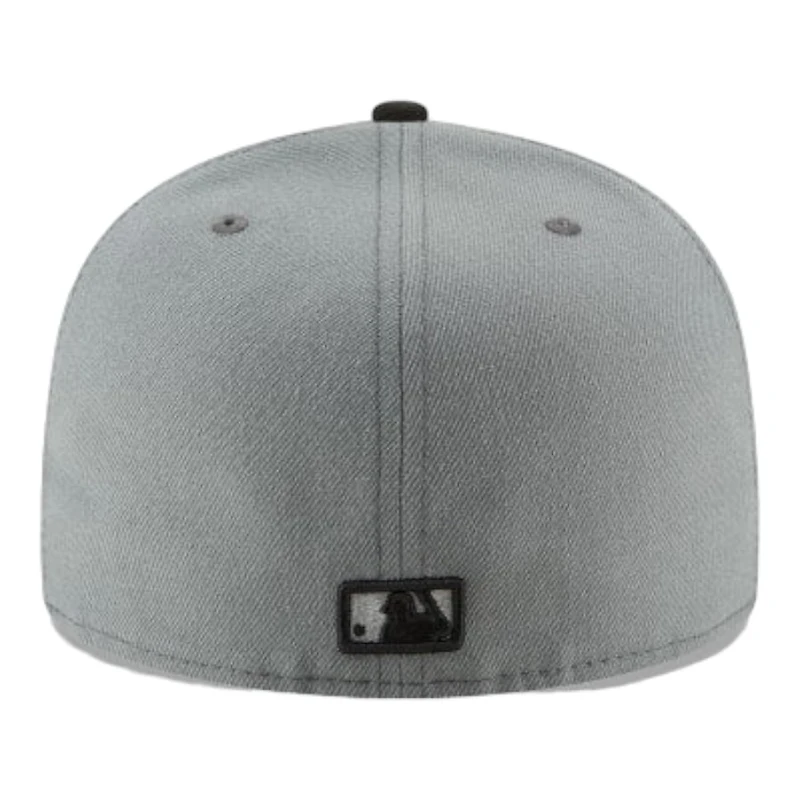 Los Angeles Dodgers New Era Two Tone Gray Black 59FIFTY Fitted Hat