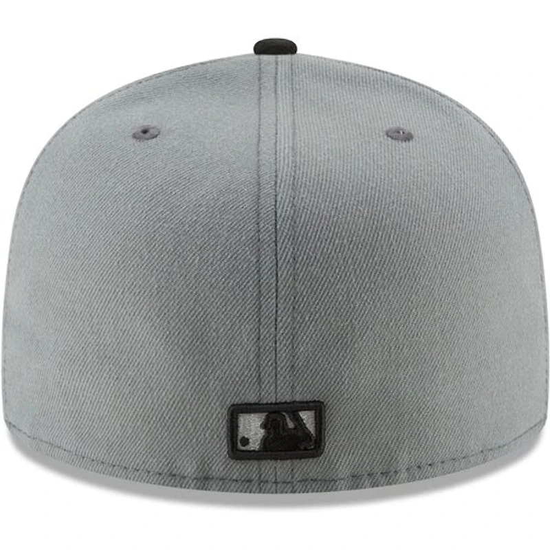 Chicago White Sox New Era Two Tone Gray Black 59FIFTY Fitted Hat