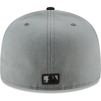 Chicago White Sox New Era Two Tone Gray Black 59FIFTY Fitted Hat