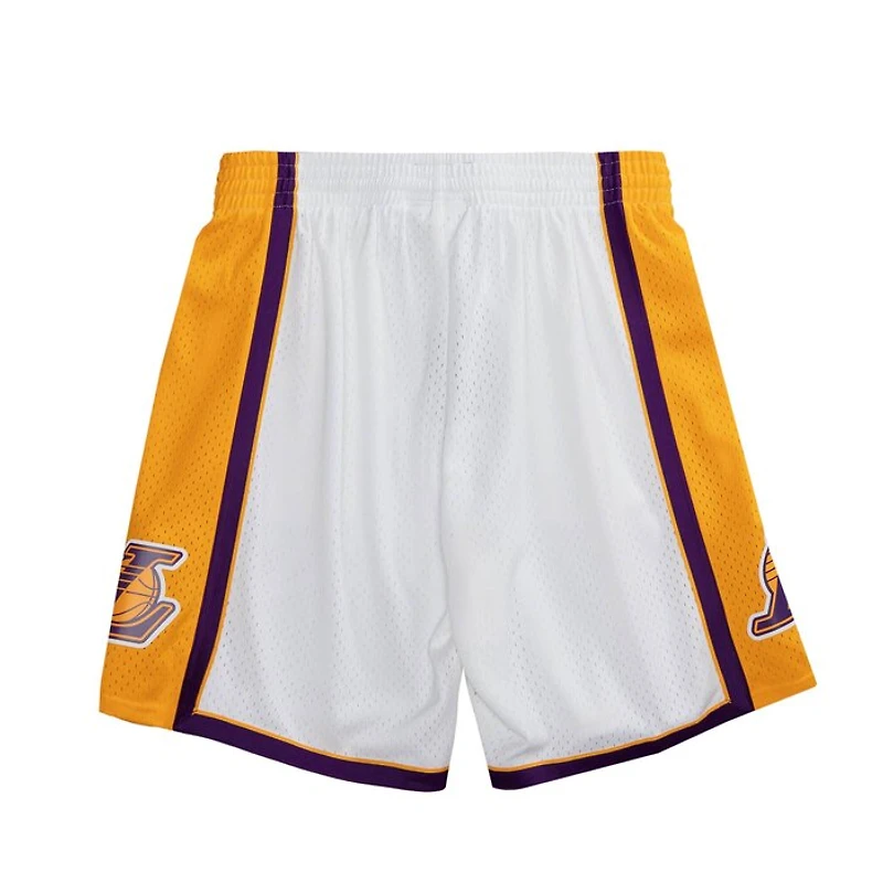 Los Angeles Lakers Mitchell & Ness Hardwood Classics White 2009-10 Swingman Shorts