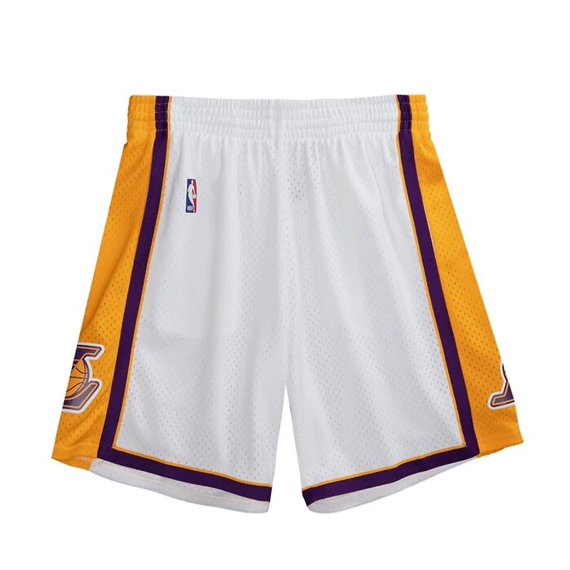 Los Angeles Lakers Mitchell & Ness Hardwood Classics White 2009-10 Swingman Shorts