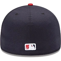 Washington Nationals New Era Navy Red Alternate Authentic Collection On-Field 59FIFTY Fitted Hat