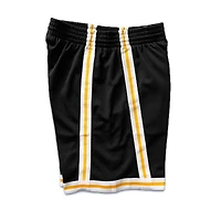 Los Angeles Lakers Mitchell & Ness 1996-97 Hardwood Classics Custom Black Swingman Shorts