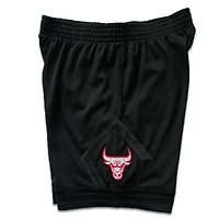 Chicago Bulls Mitchell & Ness Hardwood Classics 1997-98 Custom Black Swingman Shorts