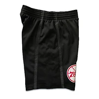 Philadelpia 76ers Mitchell & Ness Hardwood Classics Custom Black Swingman Shorts