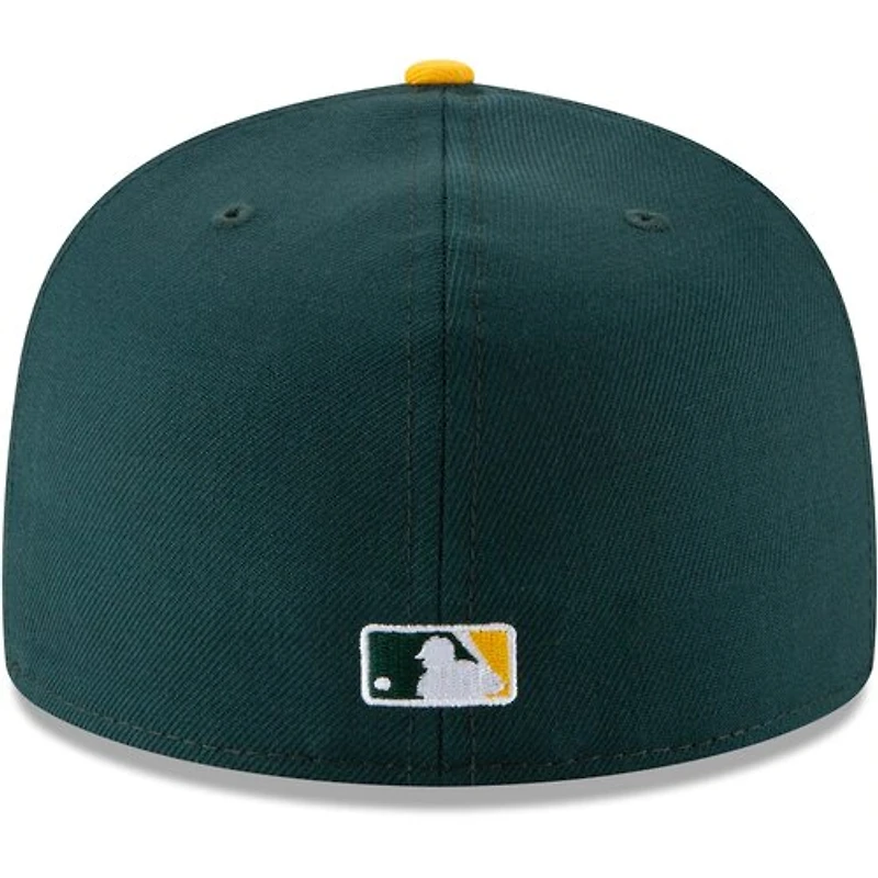 Oakland Athletics New Era 1989 World Series Side Patch 59FIFTY Fitted Green Hat
