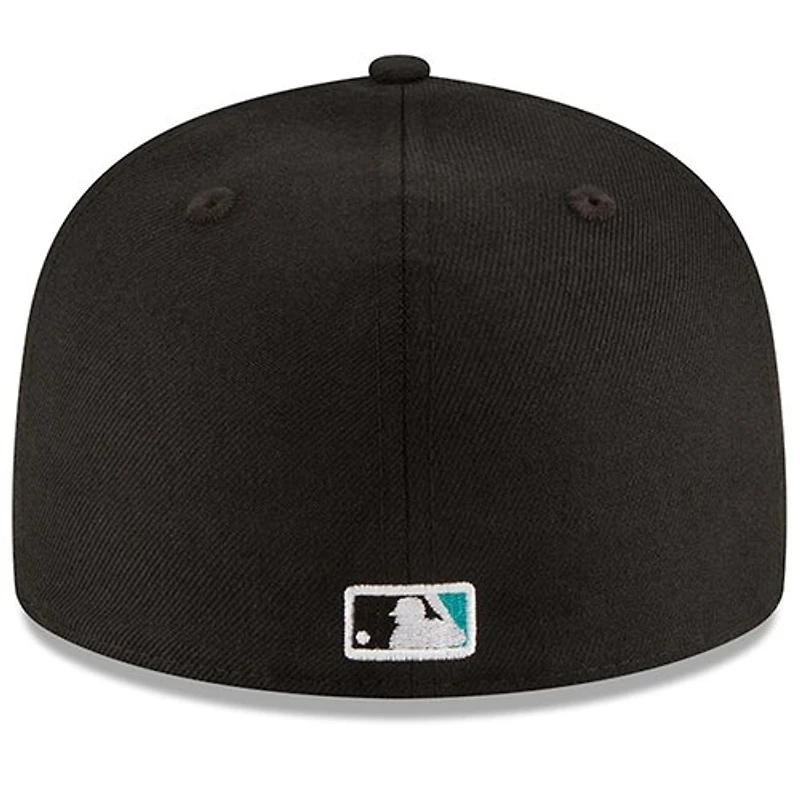 Florida Marlins New Era 1997 World Series Side Patch 59FIFTY Fitted Black Hat