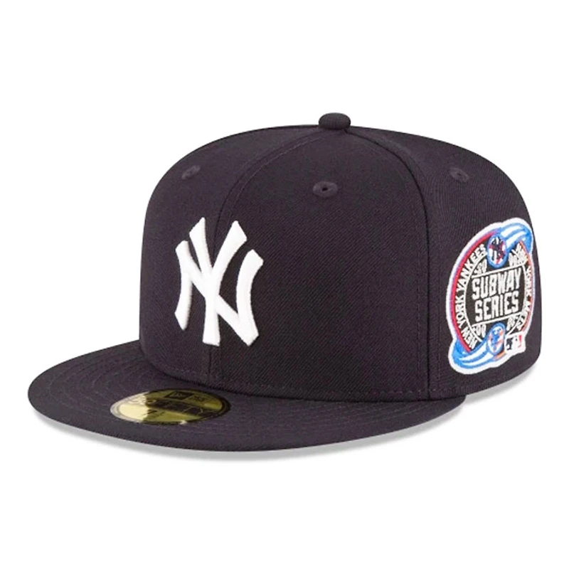 New York Yankees Era 2000 World Series Subway Side Patch 59FIFTY Fitted Navy Hat