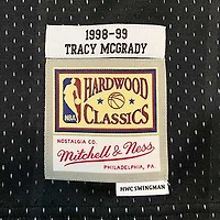 Toronto Raptors Tracy McGrady Mitchell & Ness 1998-99 Hardwood Classics Black Swingman Jersey