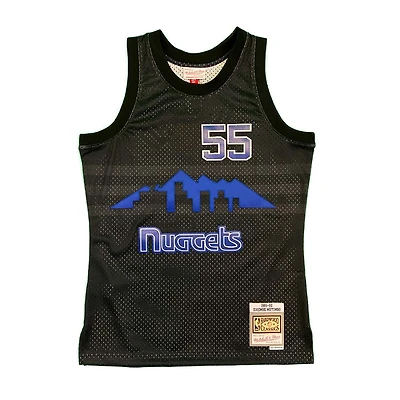 Denver Nuggets Dikembe Mutombo Mitchell & Ness 1991-92 Hardwood Classics Black Swingman Jersey