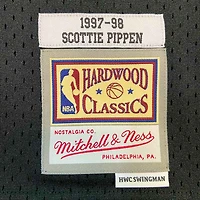Chicago Bulls Scottie Pippen Mitchell & Ness 1997-98 Hardwood Classics Black Swingman Jersey
