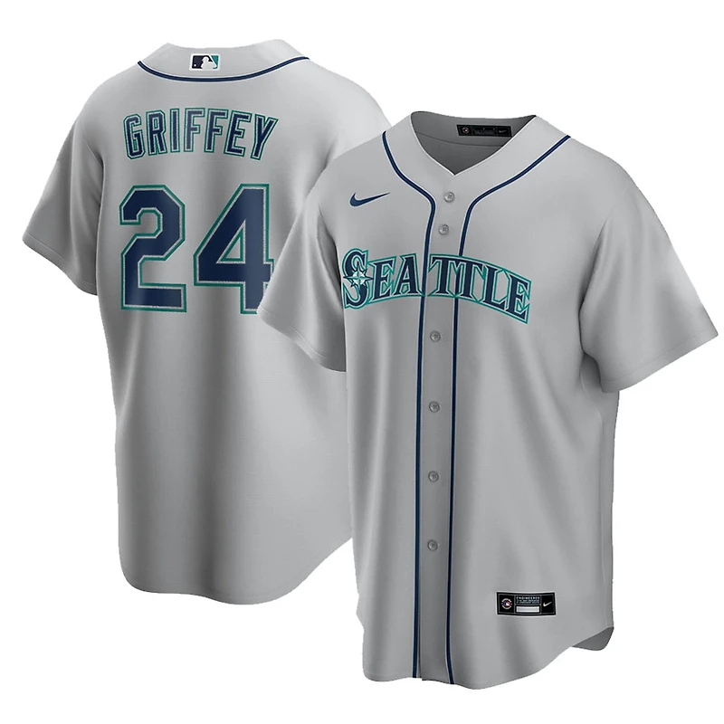 Seattle Mariners Ken Griffey Jr. Nike 2020 Cooperstown Gray Jersey