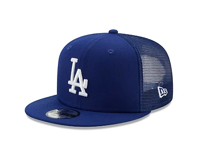 Los Angeles Dodgers New Era Classic Trucker Black 9FIFTY Snapback Hat