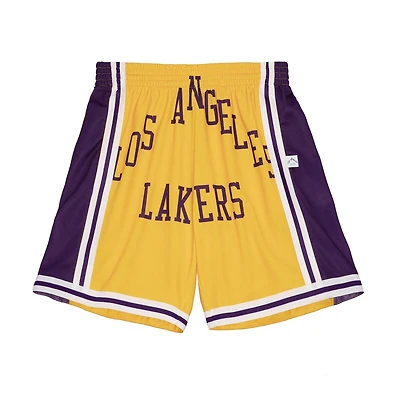 Los Angeles Lakers Big Face 2.0 Mitchell & Ness Shorts