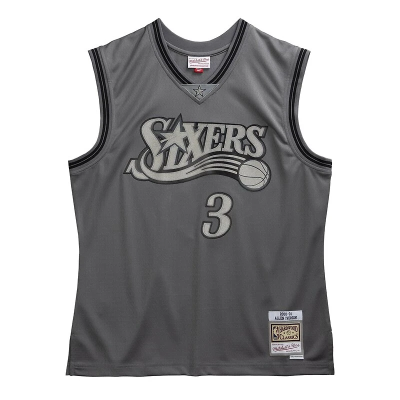 Philadelphia 76ers Allen Iverson Mitchell & Ness 2000-01 Metal Works Swingman Jersey