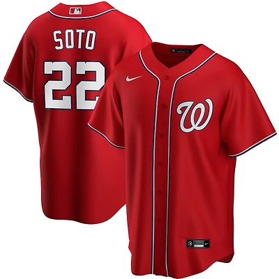 Washington Nationals Juan Soto Nike Alternate Jersey Red
