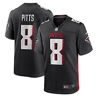 Atlanta Falcons Kyle Pitts Black Nike Player Game Jersey