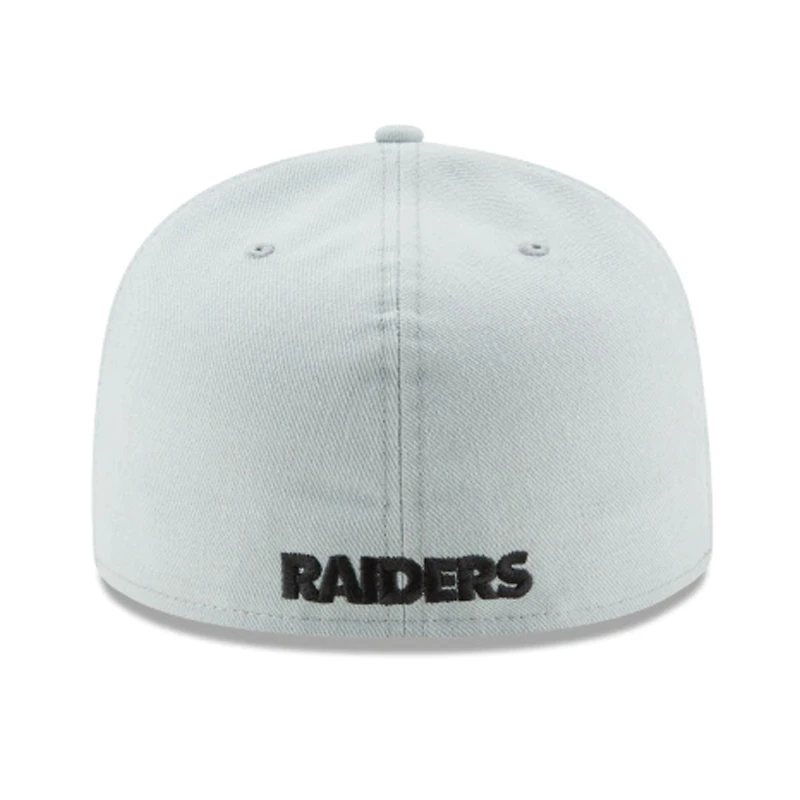 Las Vegas Raiders Grey 59FIFTY Fitted Hat