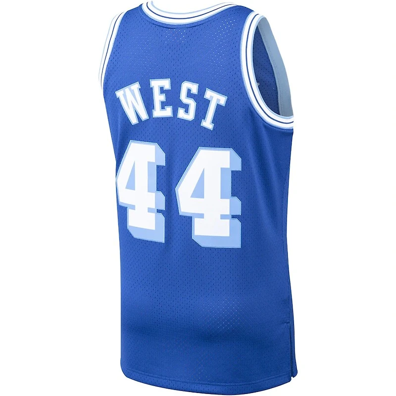 Los Angeles Lakers Jerry West Mitchell & Ness 1960-61 Hardwood Classics Royal Blue Swingman Jersey