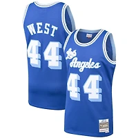 Los Angeles Lakers Jerry West Mitchell & Ness 1960-61 Hardwood Classics Royal Blue Swingman Jersey