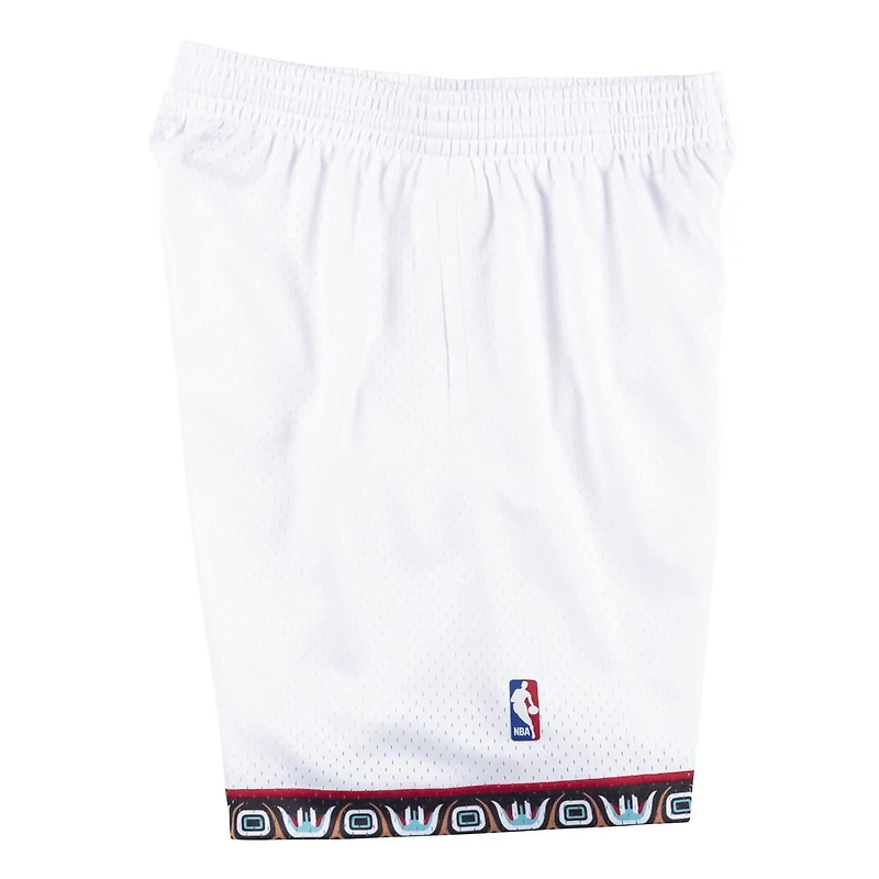 Vancouver Grizzlies Mitchell & Ness 1998-99 White Swingman Shorts
