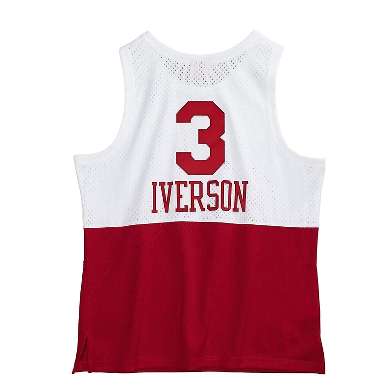 Philadelphia 76ers Allen Iverson Mitchell & Ness 2003-04 Hardwood Classics White Red Swingman Jersey
