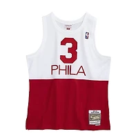 Philadelphia 76ers Allen Iverson Mitchell & Ness 2003-04 Hardwood Classics White Red Swingman Jersey
