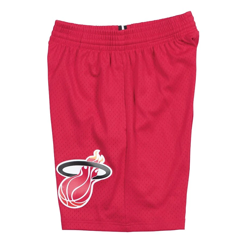 Miami Heat Mitchell & Ness 1996-97 Alternate Red Swingman Shorts