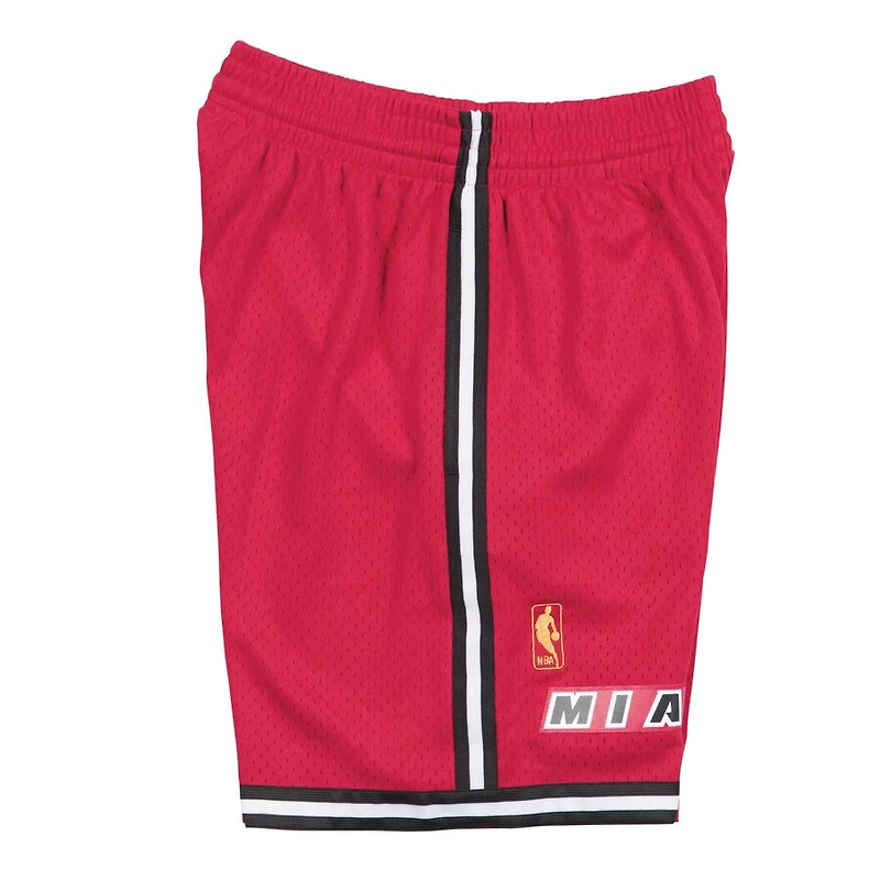 Miami Heat Mitchell & Ness 1996-97 Alternate Red Swingman Shorts