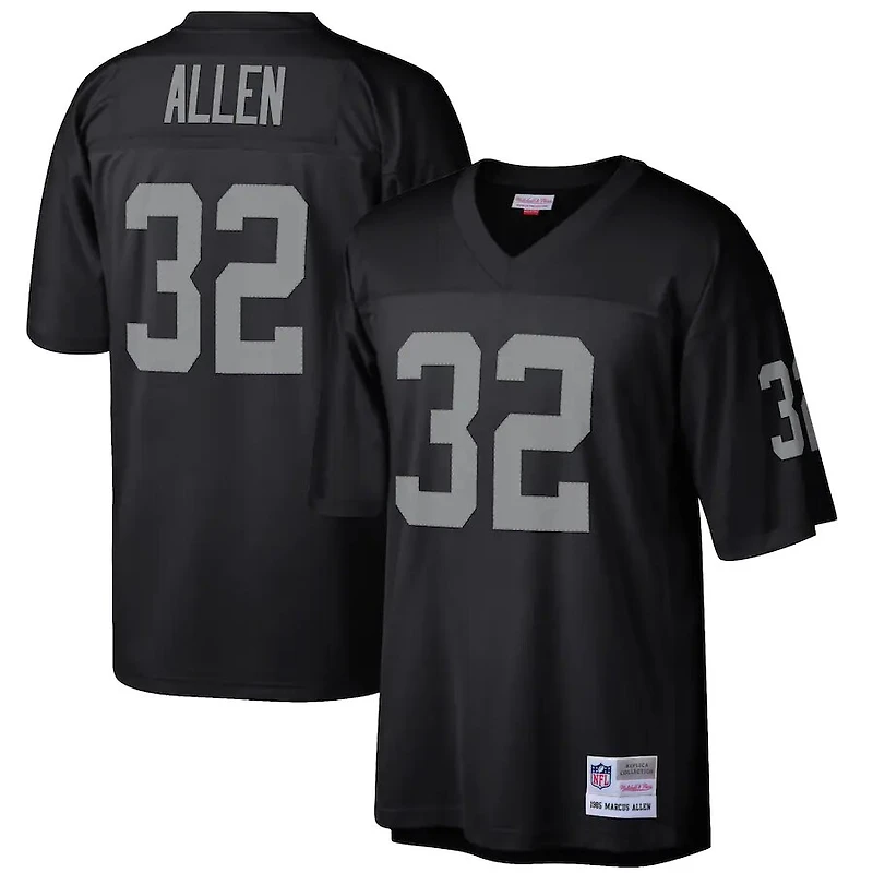 Las Vegas Raiders Marcus Allen Mitchell & Ness Black Retired Player Legacy Jersey