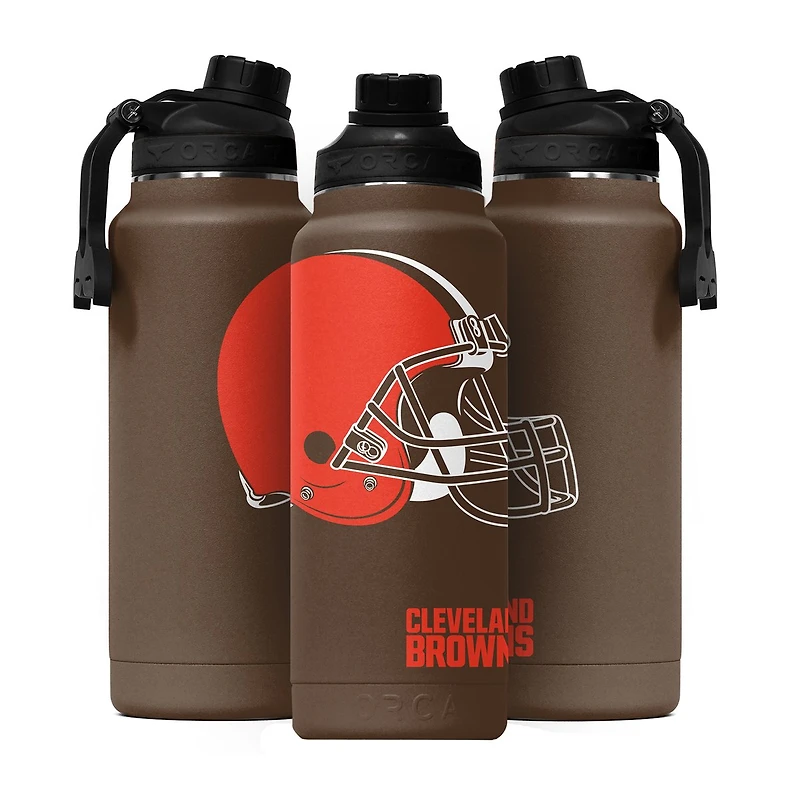 Cleveland Browns ORCA 34oz Large Logo Hydra Water Bottle
