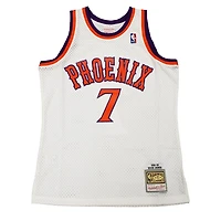 Phoenix Suns Kevin Johnson Mitchell & Ness 1988-89 Hardwood Classics White Swingman Jersey