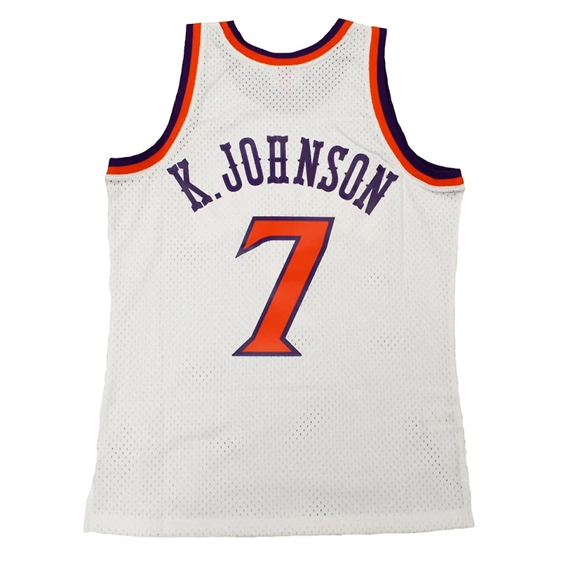 Phoenix Suns Kevin Johnson Mitchell & Ness 1988-89 Hardwood Classics White Swingman Jersey