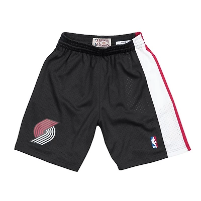 Portland Trailblazers Mitchell & Ness 1999-00 Black Swingman Shorts