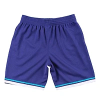 Charlotte Hornets Mitchell & Ness 1994-95 Purple Swingman Shorts