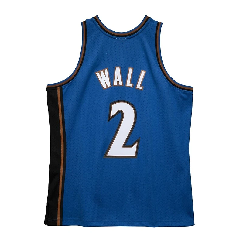Washington Wizards John Wall Mitchell & Ness 2010-11 Hardwood Classics Blue Swingman Jersey