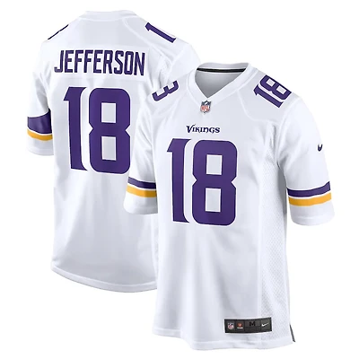 Minnesota Vikings Justin Jefferson Nike White Game Jersey