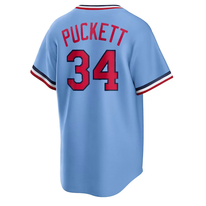 Minnesota Twins Kirby Puckett Cooperstown Blue Nike Player Jersey