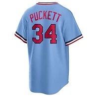 Minnesota Twins Kirby Puckett Cooperstown Blue Nike Player Jersey