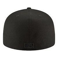 Pittsburgh Pirates Black on Basic New Era 59FIFTY Fitted Hat