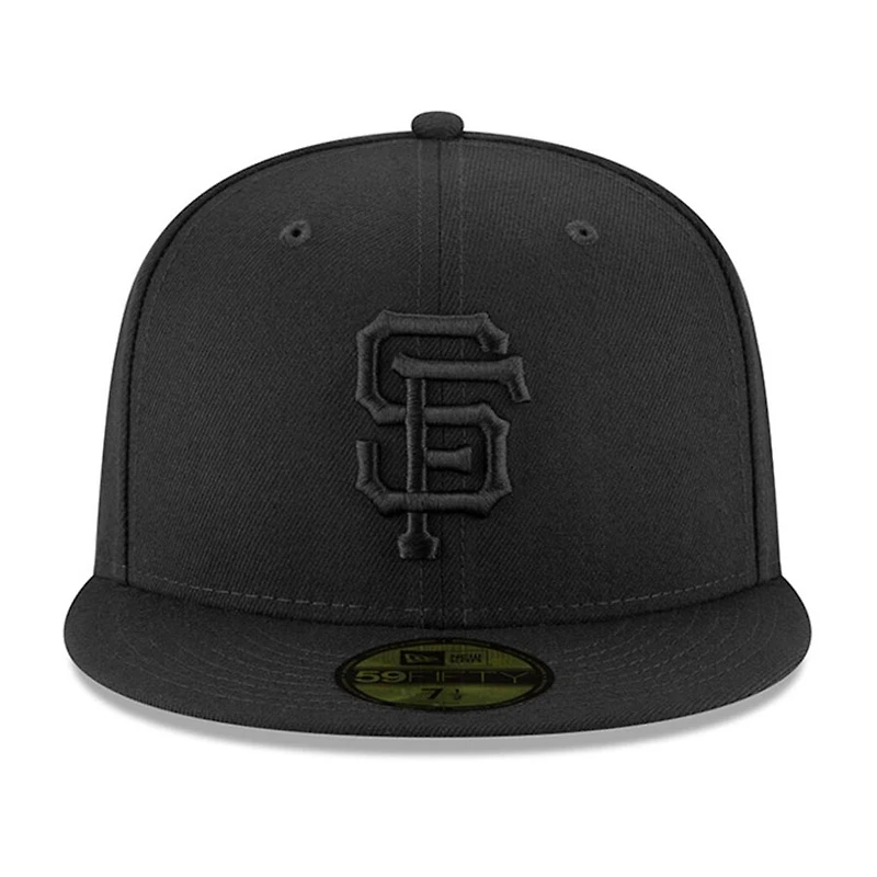 San Francisco Giants Black on Basic New Era 59FIFTY Fitted Hat