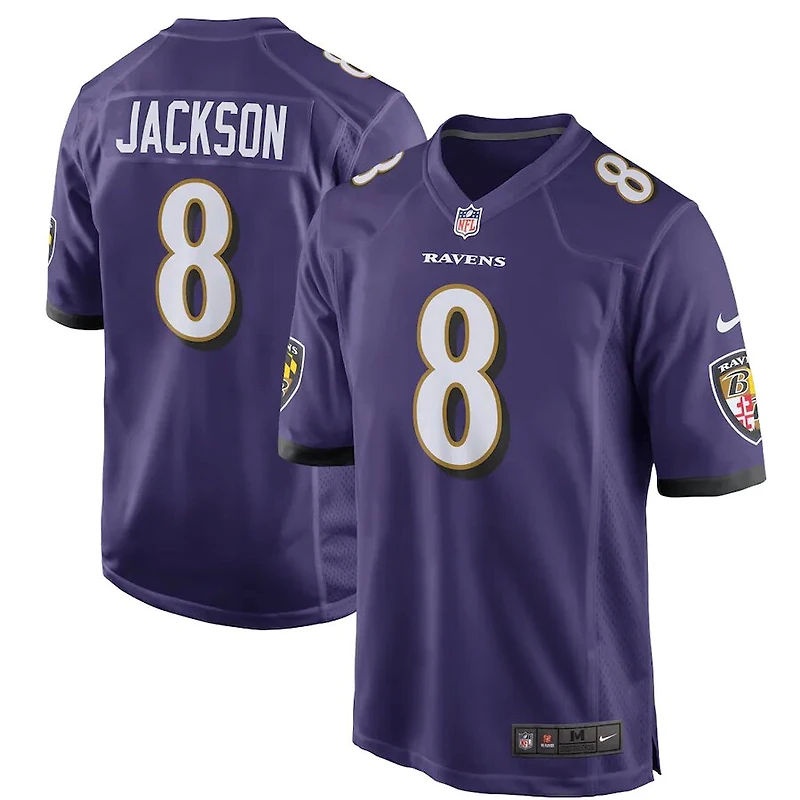 Baltimore Ravens Lamar Jackson Nike Purple Game Player Jersey